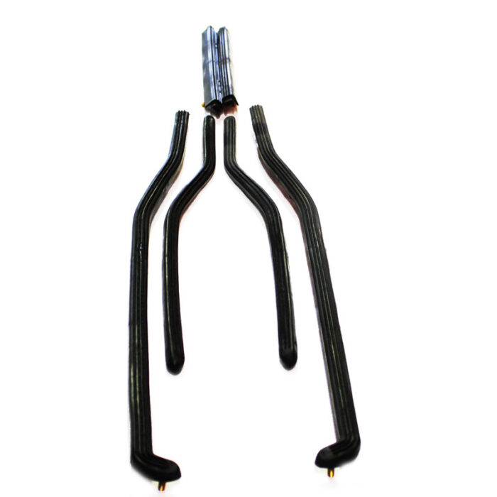 Rear footboard stip set -LAMBRETTA