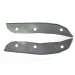 Pair of grey mudguard / legshield rubbers