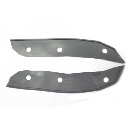 Pair of grey mudguard / legshield rubbers