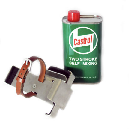 S1 S2 Porta tanica + tanica Castrol Lambretta