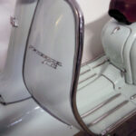 Legshield trim mono chromo Lambretta