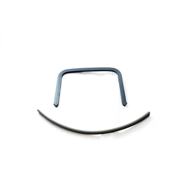 Rubber-kit bridge piece/frame/legshield -LAMBRETTA