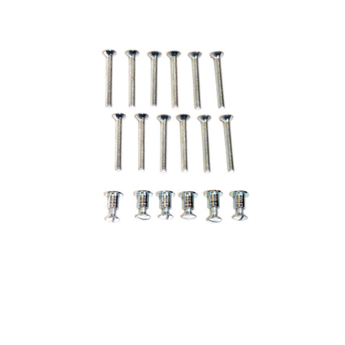 125 S1 S2 Set viti listelli pedana