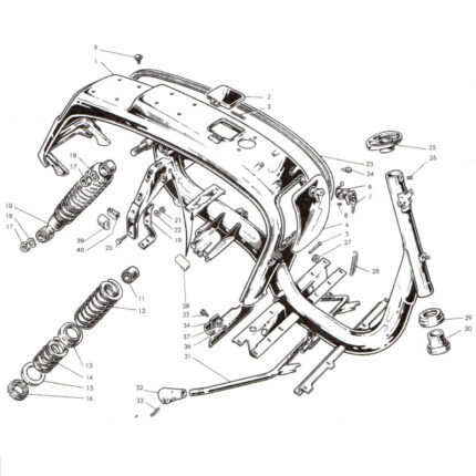S3 esploso-telaio-sospensione