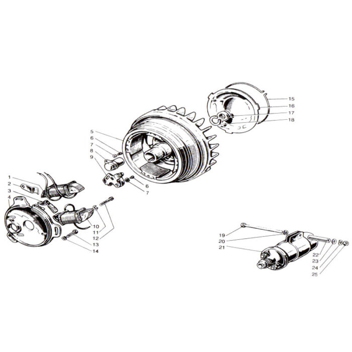 exploded-flywheel-lambretta