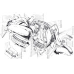 Licence plate support fastener kit