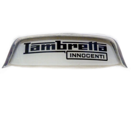 EMBLEM LAMBRETTA SX REAR "LAMBRETTA-INNOCENTI" OFF WHITE