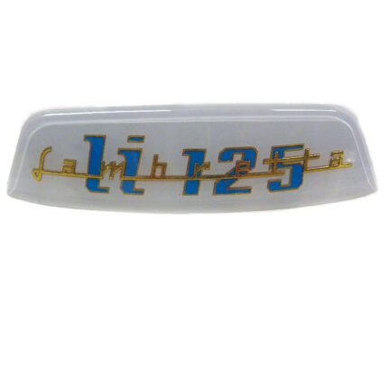 EMBLEM LAMBRETTA SX REAR "LAMBRETTA_LI_125" GOLD BLUE