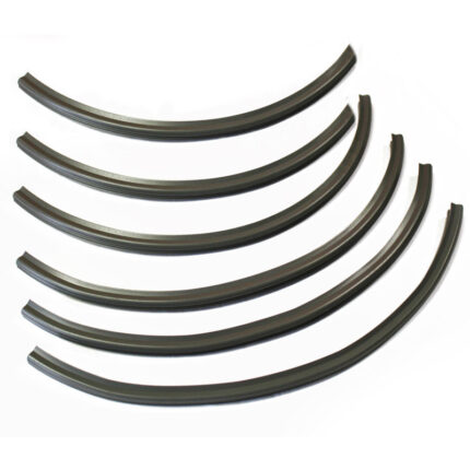 Floor channel rubber strip set (6 pcs.) Lambretta