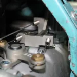 Supporto CNC per registri cavi comandi per Lambretta LI, LIS, SX, DL